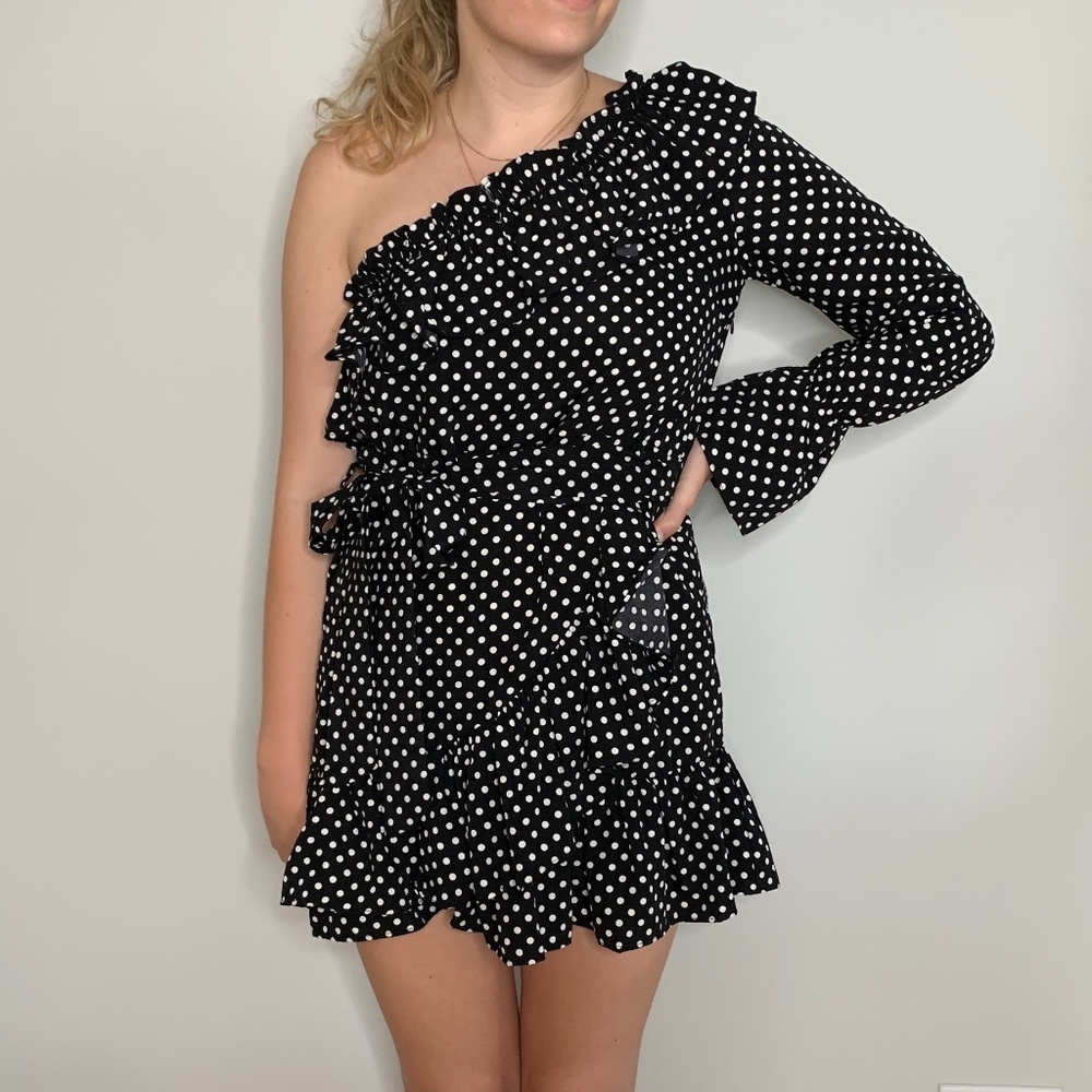 Nasty Gal Polka Dot Dress